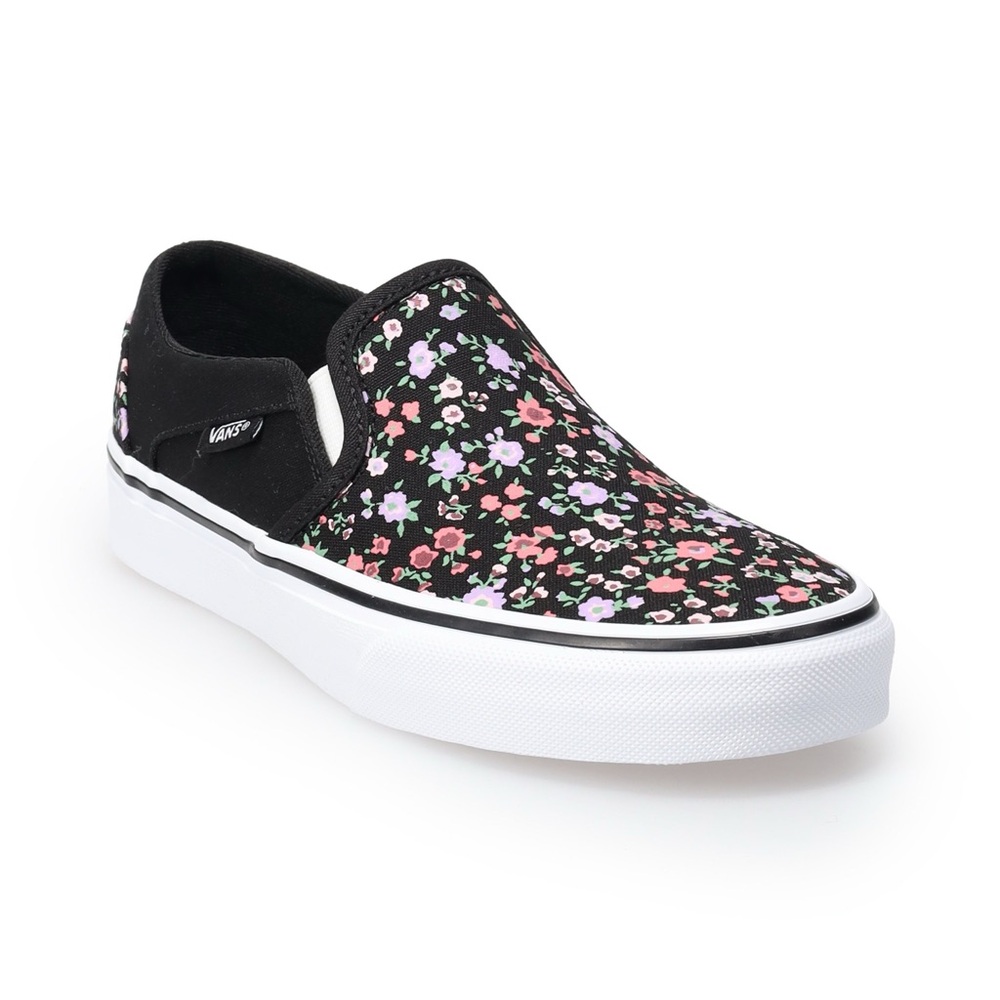 Vans Asher slip on shoes big kids Sz 4 NWOT